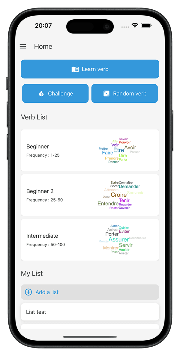 Conju Gate App-Schnittstelle